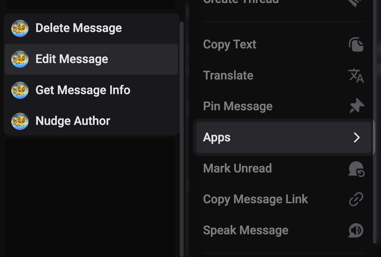 Context Menu Example